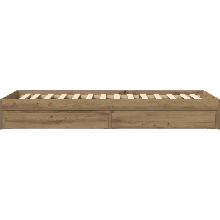 vidaXL Bettgestell mit Stauraum Kunsthandwerk Eiche 80 x 200 cm 3429596 – Bild 5