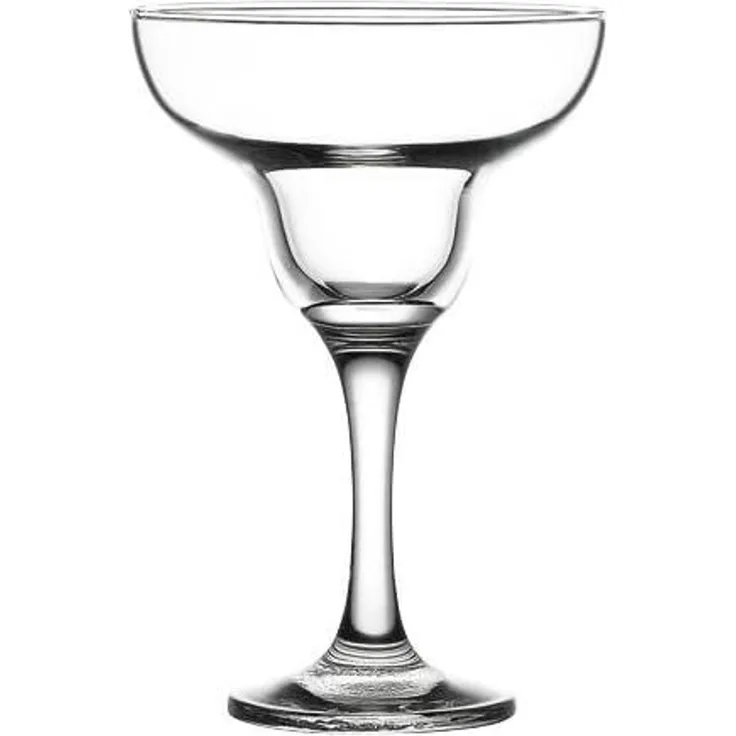 Pasabahce Capri 12 Stück Stielglas Margarita, CL 20,5, Glas, transparent, 7. 5x7. 5x19. 5 cm