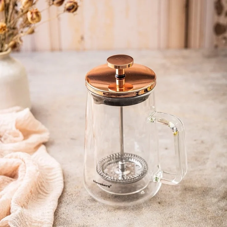 Klausberg Klausberg French Press Kaffee- und Teezubereiter 0,35l KB7723 – Bild 6