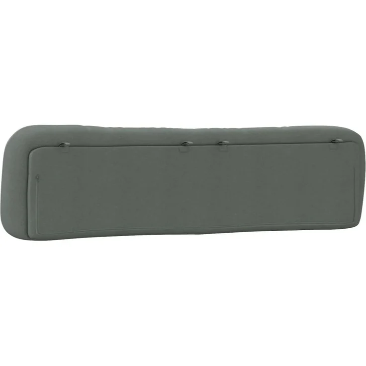 vidaXL Kopfteil-Kissen Dunkelgrau 200 cm Stoff 374617 – Bild 6