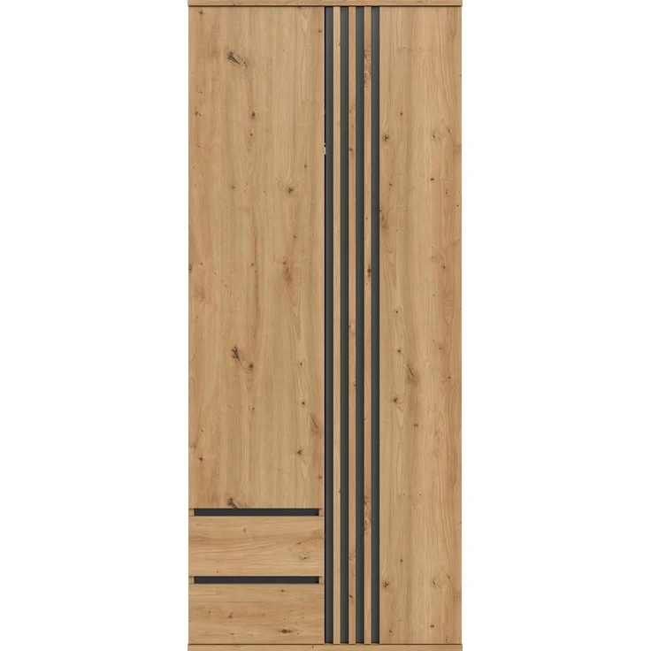 Tofta Kleiderschrank 2-türig in Artisan Eiche Nachbildung – Bild 3