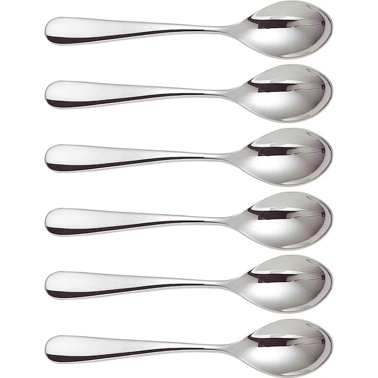 Alessi Teelöffel Nuovo Milano glänzend 5180/7 (6 Stück)