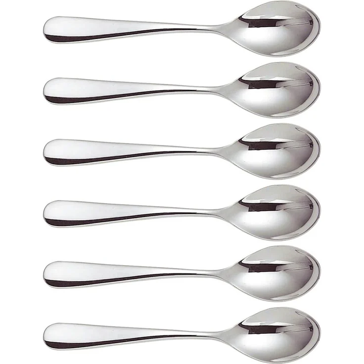 Alessi Teelöffel Nuovo Milano glänzend 5180/7 (6 Stück)