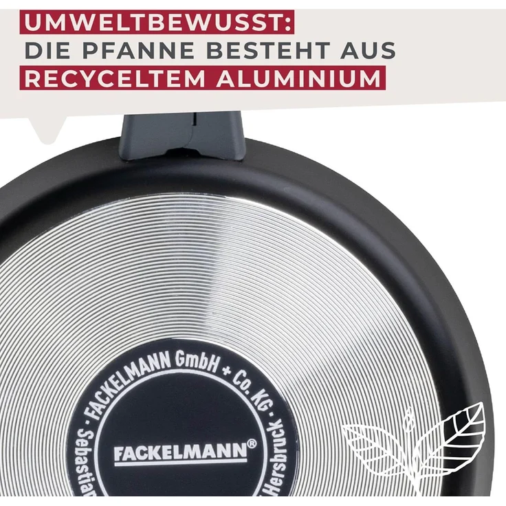 FACKELMANN Bratpfanne Pfanne 14cm Statement – Keramik-Antihaft, Aluminium, Induktion – Bild 6