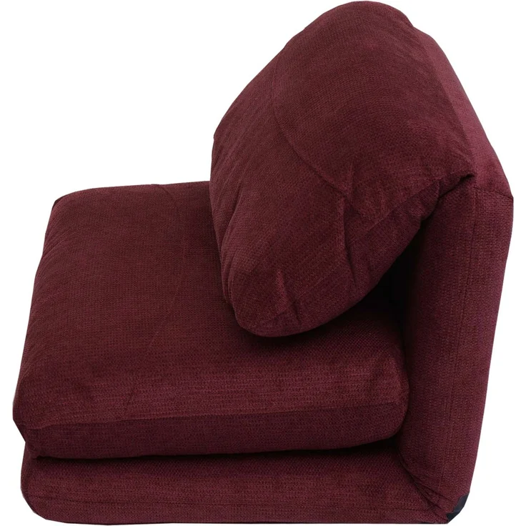 Schlafsessel HWC-E68, Schlafsofa Funktionssessel Klappsessel Relaxsessel, Stoff/Textil ~ bordeaux – Bild 6