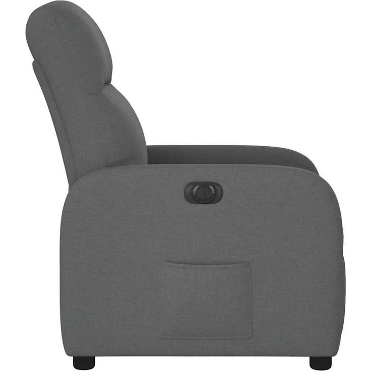 vidaXL Relaxsessel Elektrisch Dunkelgrau Stoff 3302953 – Bild 5