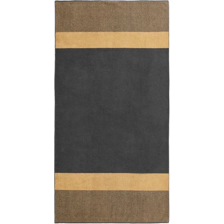 Dyckhoff Saunatuch Two-Tone Stripe, Walkfrottee (1-St), Made in Germany, aus 100% Baumwolle, trocknergeeignet – Bild 1