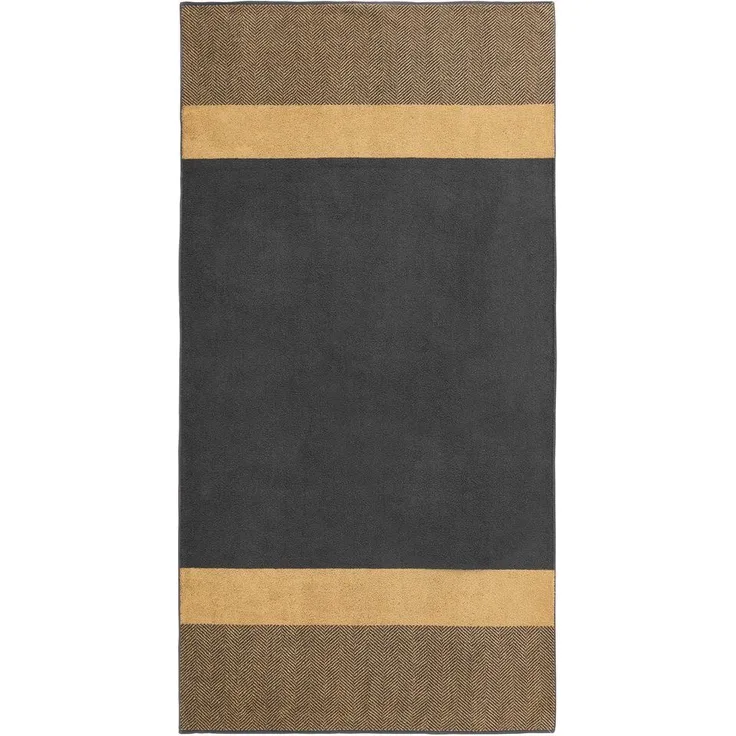 Dyckhoff Saunatuch Two-Tone Stripe, Walkfrottee (1-St), Made in Germany, aus 100% Baumwolle, trocknergeeignet