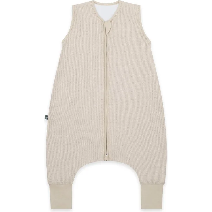 Emma & Noah Schlafsack mit Füßen 1.0 TOG, Essential Beige 90cm (Emma & Noah GmbH)
