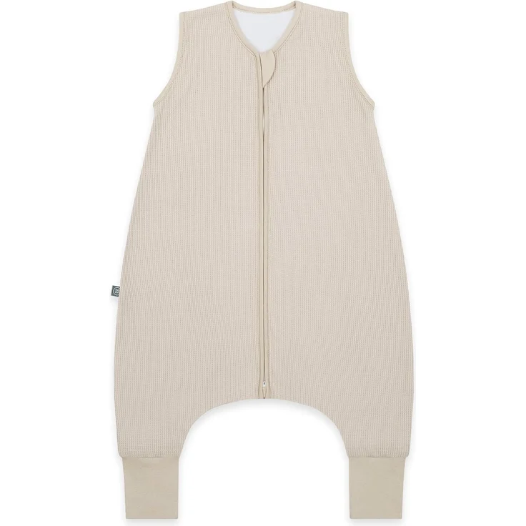 Emma & Noah Schlafsack mit Füßen 1.0 TOG, Essential Beige 90cm (Emma & Noah GmbH)