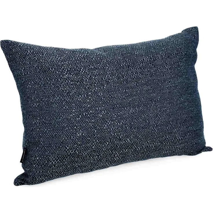 Outdoor Kissen Ipek aus Olefin-Stoff, modern und wasserabweisend, Dunkelblau, 2er-Set, 60x40 cm