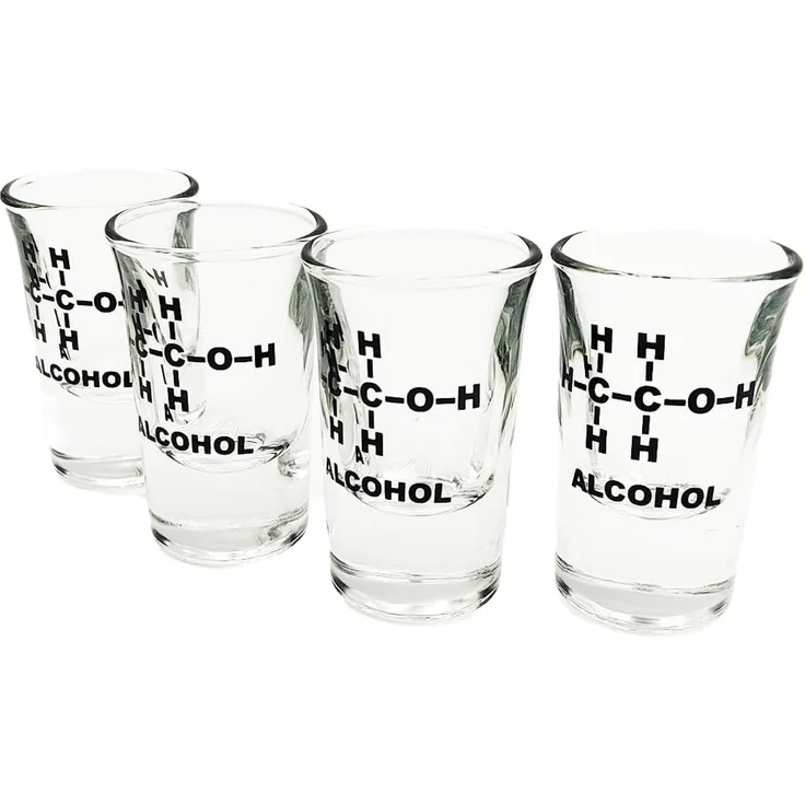 Mad Monkey - Shotgläser mit Alkohol-Formel (4er Set) – Bild 4