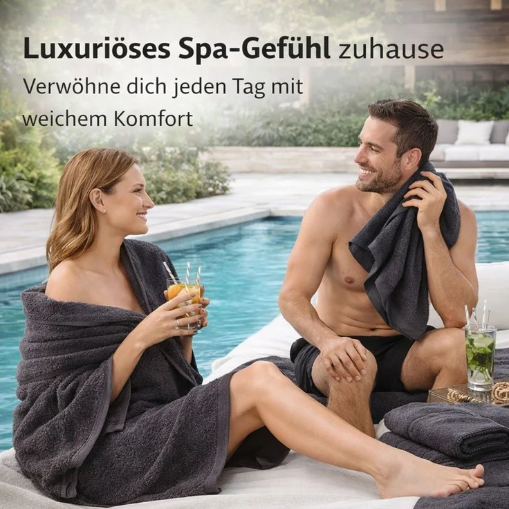 Betz Badetuch 2 Stück Duschtücher Duschtuch Set Größe 70x140 cm, Baumwolle (Set, 2-St) – Bild 3