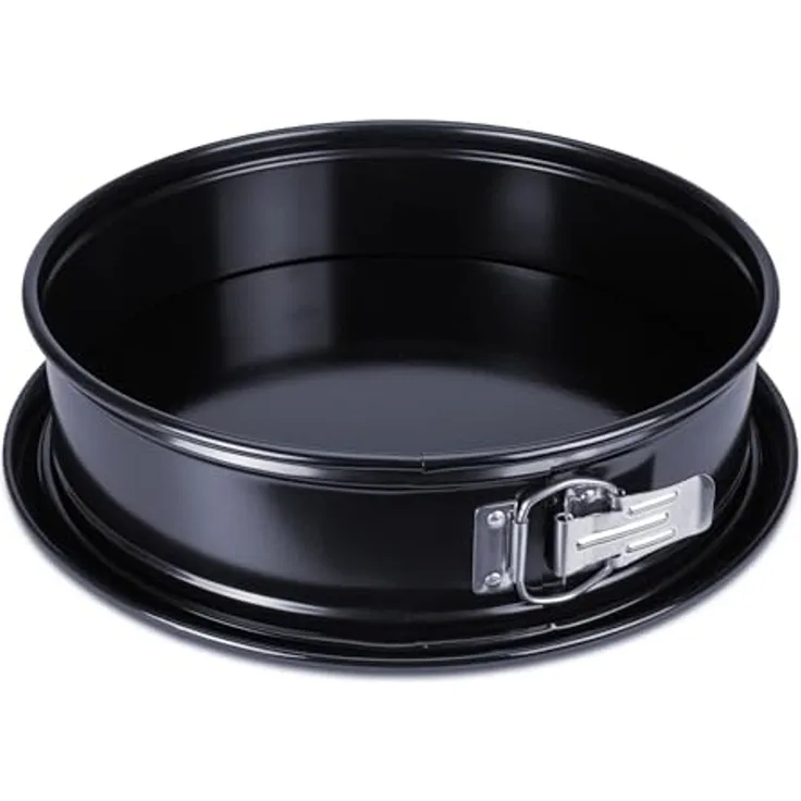 Staedter Städter We love baking Serie Springform EMAILLE ø 28 cm / H 7 cm Schwarz mit Flachboden