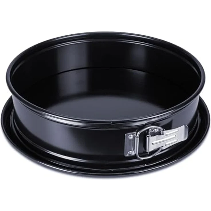 Staedter Städter We love baking Serie Springform EMAILLE ø 28 cm / H 7 cm Schwarz mit Flachboden – Bild 1