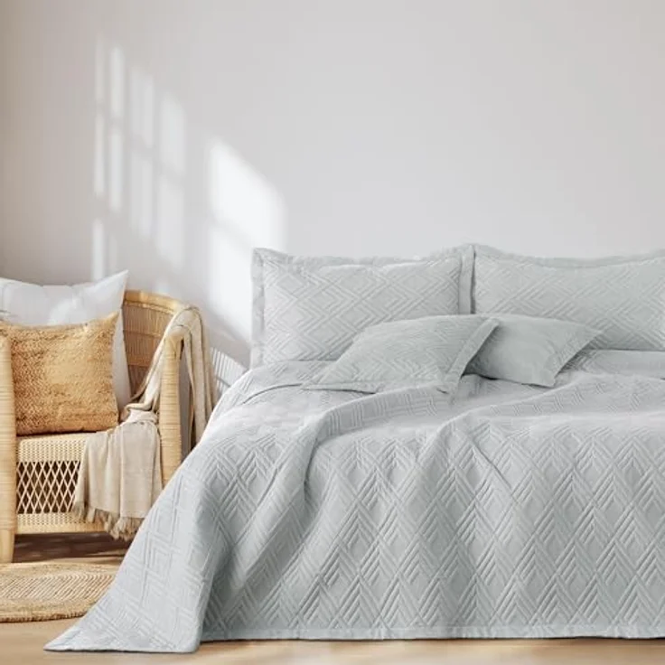 AmeliaHome Tagesdecke Tagesdecke Bettüberwurf Allzweckdecke Wohndecke Steppdecke Abstrakt, mit Füllung – Bild 2