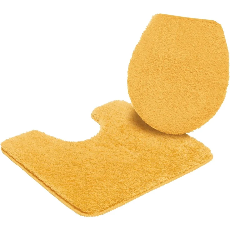 OTTO home Badematte Merida, Badvorleger, Badezimmer Teppich, Höhe 32 mm, rutschhemmend beschichtet, fußbodenheizungsgeeignet, schnell trocknend, strapazierfähig, Kunstfaser, 2-tlg. Stand-WC Set, Badteppich, Uni Farben, rechteckig, rund & als 2-tlg. Set... – Bild 5