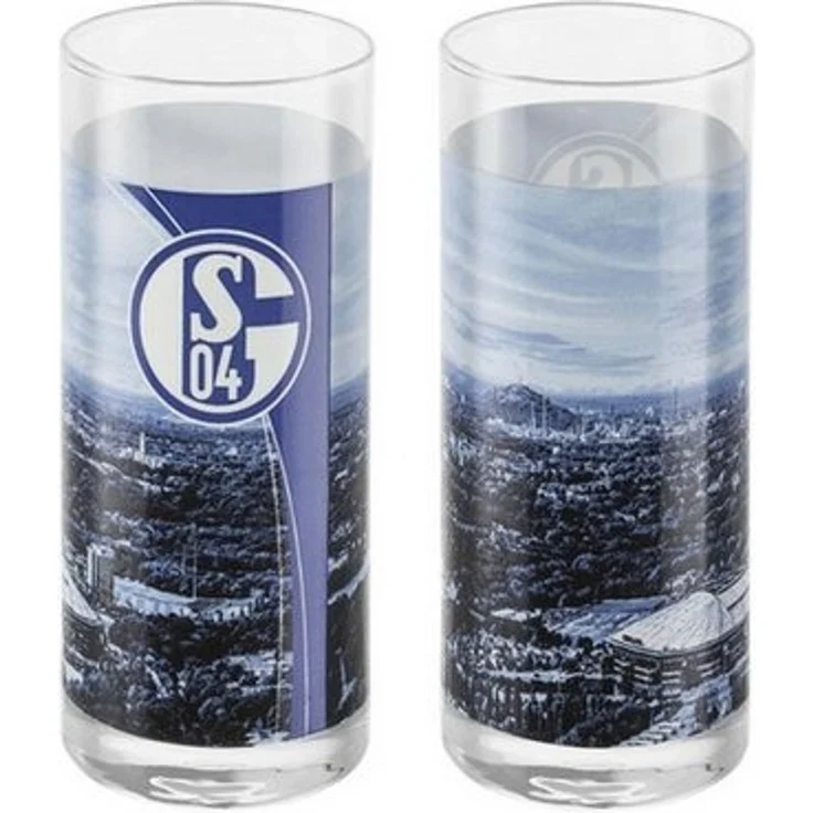 FC Schalke 04 Glas Glas 2er-Set, Glas – Bild 3
