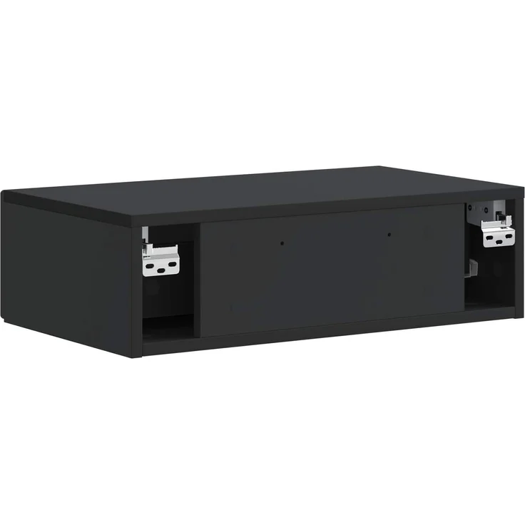 vidaXL Wandmontierter Beistelltisch Schwarz 59 x 34,5 x 17 cm 898146 – Bild 7