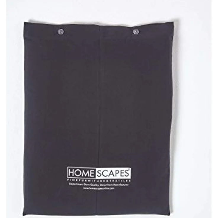 Homescapes Perkal-Spannbettlaken, Schwarz, 90x190 cm, 100% Baumwolle, Oeko-Tex®, hypoallergen, mit Rundumgummi – Bild 5