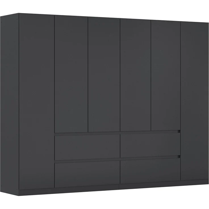rauch Kleiderschrank Mehrzweckschrank Aktenschrank Mietswohnung Garderobe MAINZ 271cm breit (3 verschiedene Ausstattungen BASIC/CLASSIC/PREMIUM (inkl. SOFT-CLOSE) grifflose Front, Außentüren mit Push-to-Open Funktion MADE IN GERMANY – Bild 1