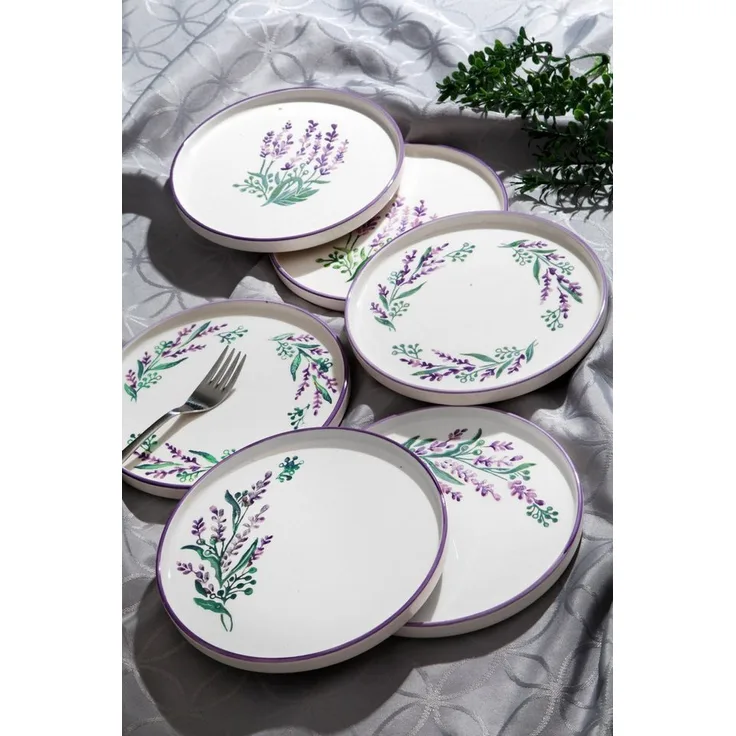 Hermia Concept Teller-Set 100% CERAMIC, 19 cm (6 Pieces) V8845 (6-tlg)