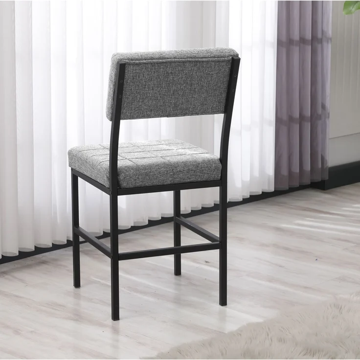 Skye Decor 'Dubai - Grey' Stuhl, Grau, 40 x 82 x 40 cm – Bild 4