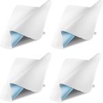 Sensalou Inkontinenz Unterlage Auflage 75x90 cm - 4 Stück Betteinlage Nässeschutz Bettunterlage wasserdicht