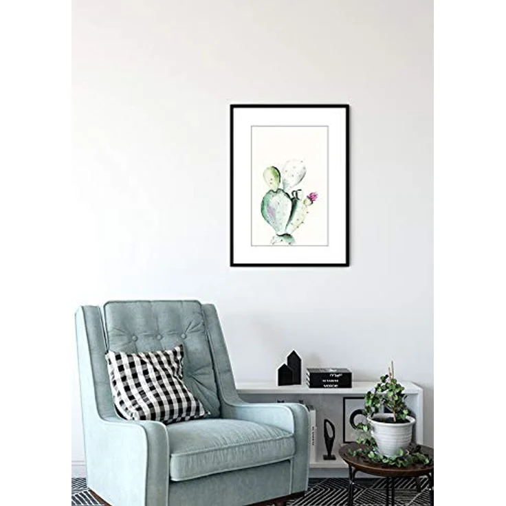 Komar Prickly Pear Watercolor Wandbild, Premium-Poster 40 x 50 cm, hochwertiger Druck auf fotopapier, ohne Rahmen, für Wohnzimmer und Schlafzimmer – Bild 4