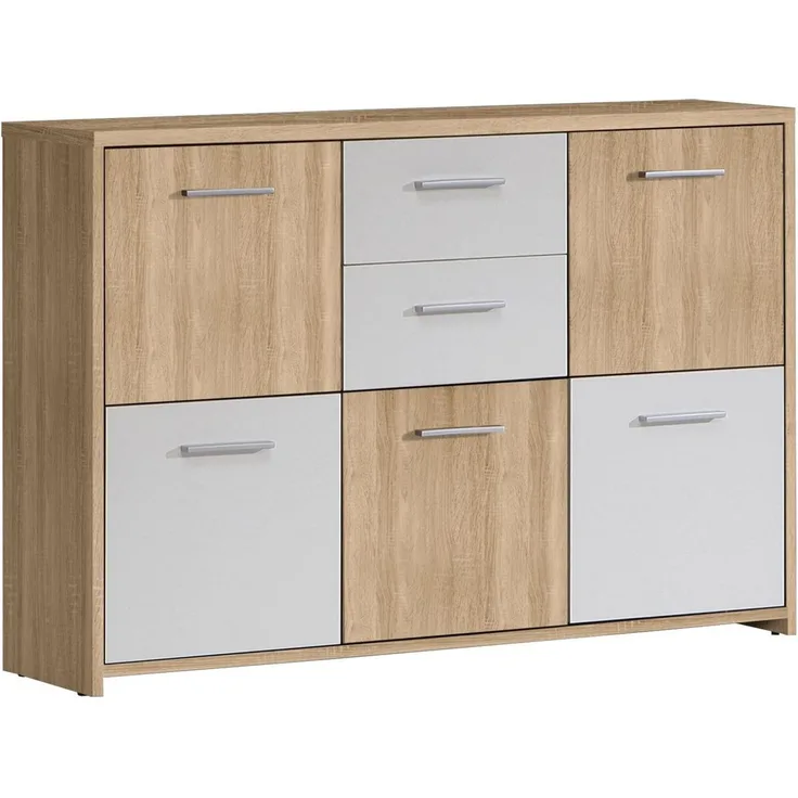 Forte Möbel Sideboard, Kommode, Eiche Sägerau