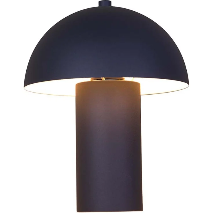 Tischleuchte, Metall schwarz matt, H 26 cm – Bild 1