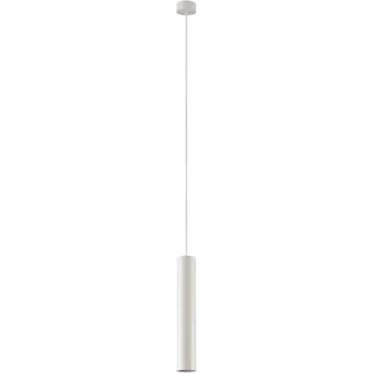 ARCCHIO Ejona Pendelleuchte, weiß, Aluminium, Höhe 35 cm, GU10 Fassung, inkl. weißem und schwarzem Reflektor