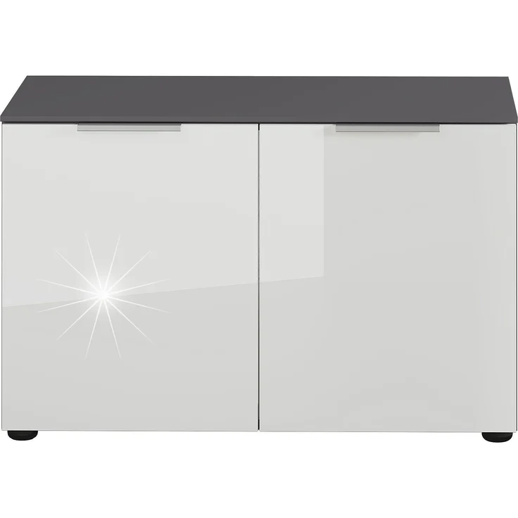 GERMANIA Schuhschrank RIMINI BHT 75x48x40 cm bunt Schuhkipper Schuhkommode – Bild 2