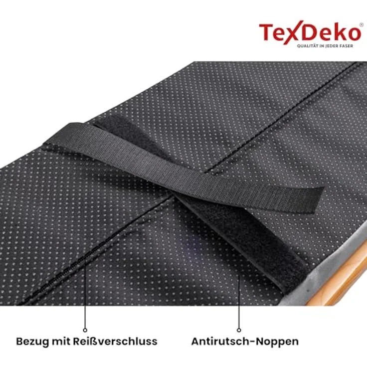 TexDeko Bankauflage Ecolen Bierbankauflagen für Bierzeltgarnitur mit Anti-Rutsch Boden, wasserabweisend & UV-Schutz, Maße: 220x25x4cm oder 180x25x4cm – Bild 4