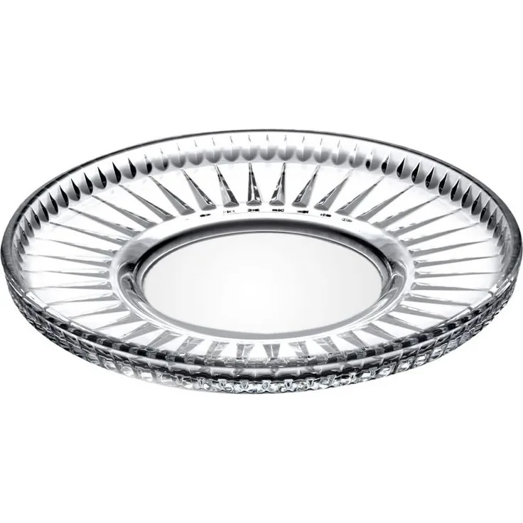 Pasabahce Elysia Untersetzer in Kristalloptik - ø13 cm - 6 teiliges Set