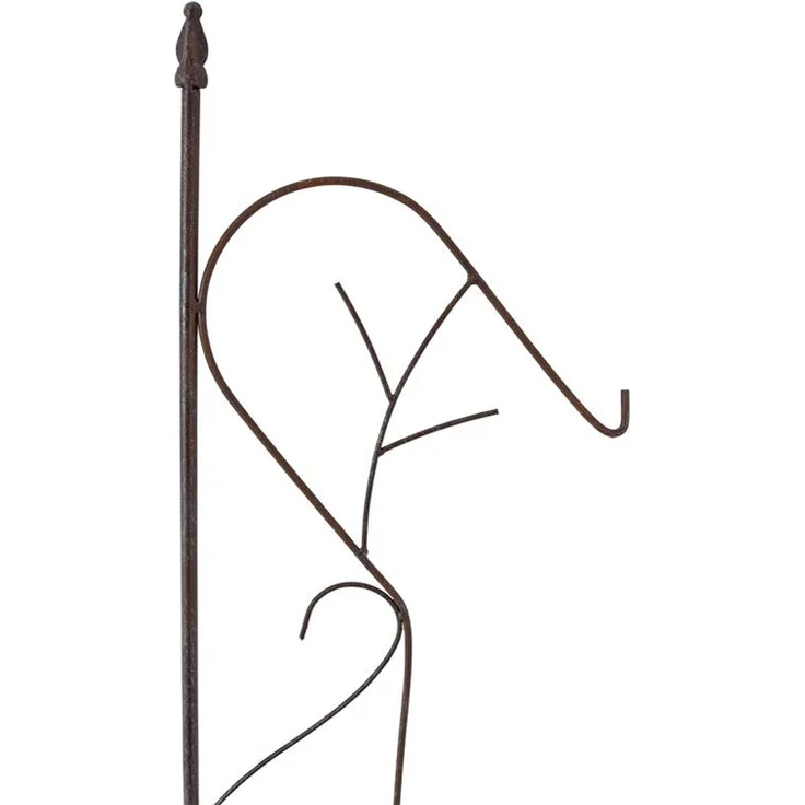 Rankhilfe Rankgitter Kletterhilfe mit Haken Pflanzengitter 27x144cm Rost Spalier – Bild 2