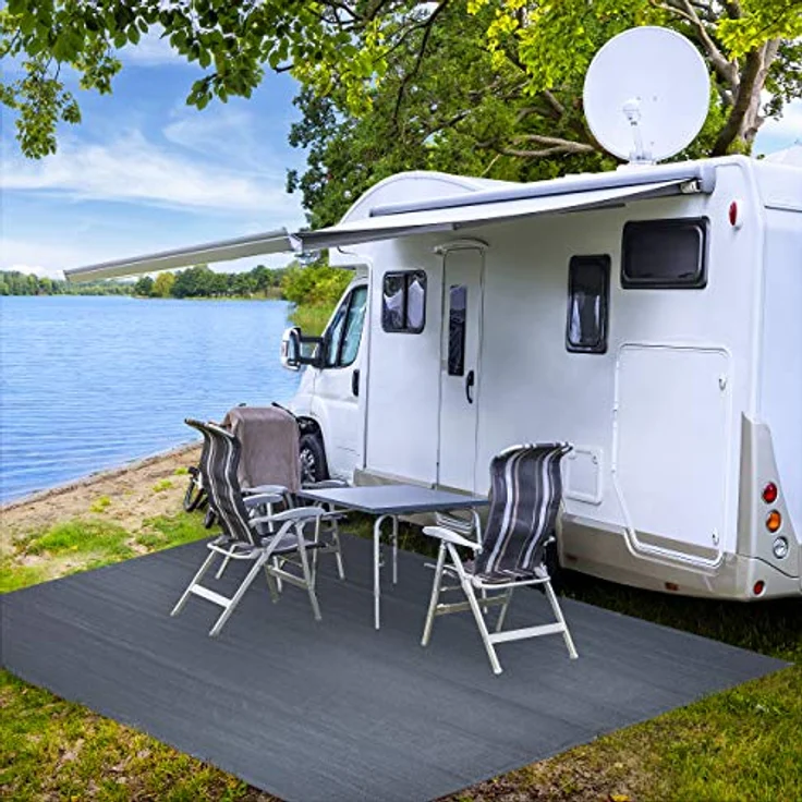 ONVAYA Outdoorteppich Vorzeltteppich, Zeltboden für Camping, Markisenteppich Wohnmobil – Bild 3