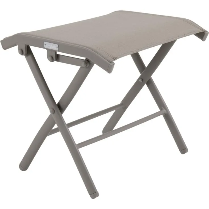 Gartenhocker Andy aus Textilene, Beige, 46 x 40 x 42 cm