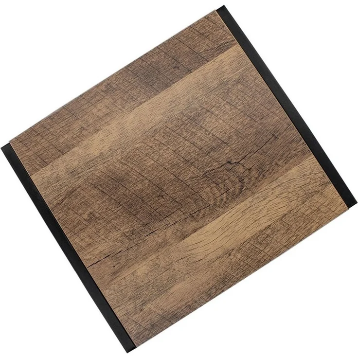 Spetebo Beistelltisch Holz Beistelltisch mit Metall Gestell (Anzahl, 1-St, Stück), vielseitig einsetzbar – Bild 3