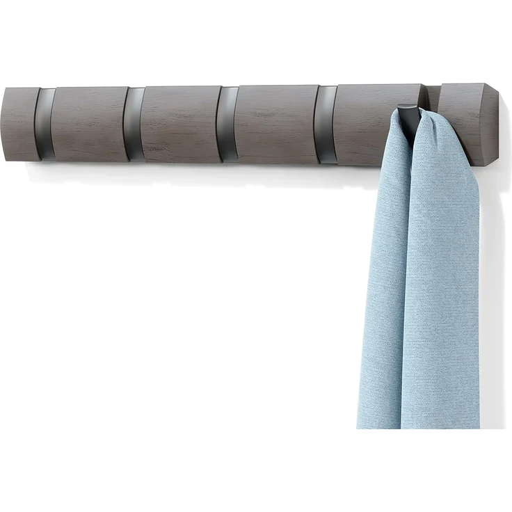 318850-1045 - FLIP 5 Wandhaken, grau-zinnfarben