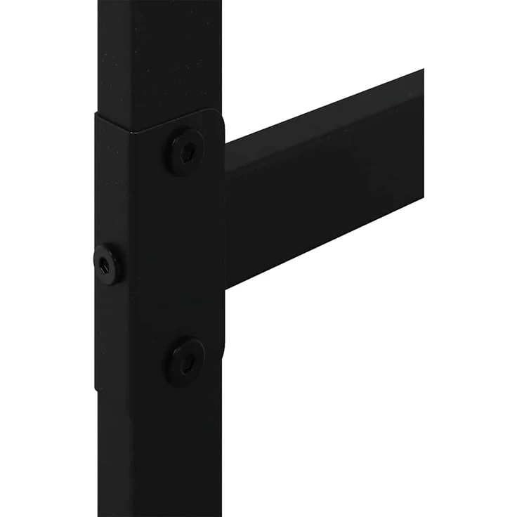 vidaXL Brennholzregal Schwarz 100x30x209 cm Stahl 4018469 – Bild 9