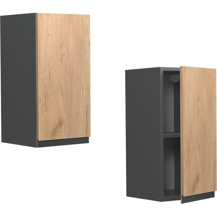 Hängeschrank R-Line Goldkraft Eiche 30 cm J-Shape Vicco – Bild 5