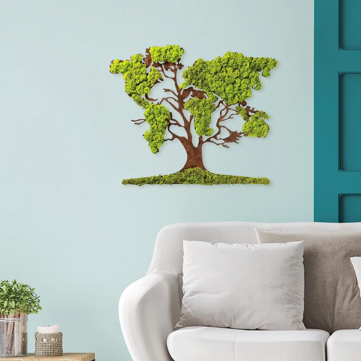 Wallity Wanddekoobjekt 100% MDF / MOSS – Bild 2