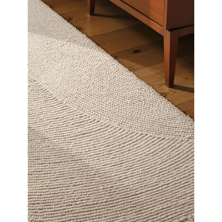 HANSE Home Wollteppich Calmio, auch als Läufer und in rund, rechteckig, Höhe: 18 mm, Handgetuftet, Wolle, Natur, Wohnzimmer, Schlafzimmer, Skandi, Hygge – Bild 5