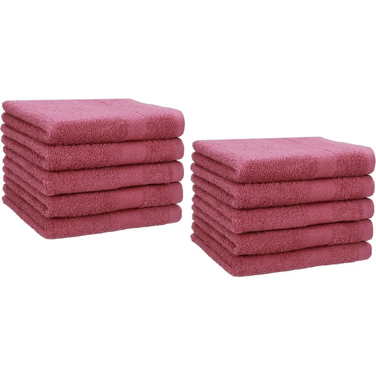Betz Gästehandtücher 10 tlg. Gästehandtücher-Set PREMIUM 100 % Baumwolle 30x50 cm, 100% Baumwolle (10-St)