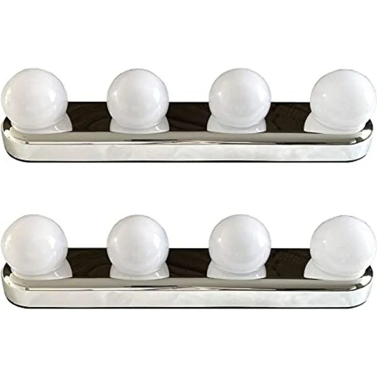 HAC24 LED Spiegelleuchte 2er Set LED Spiegellampe Spiegel Kosmetik Make Up Leuchte, mit Saugnäpfen – Bild 1