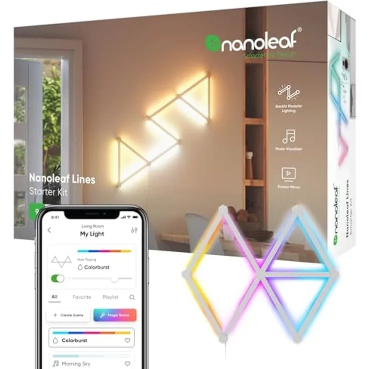Nanoleaf Lines Starter Kit - 9 PK EEK G