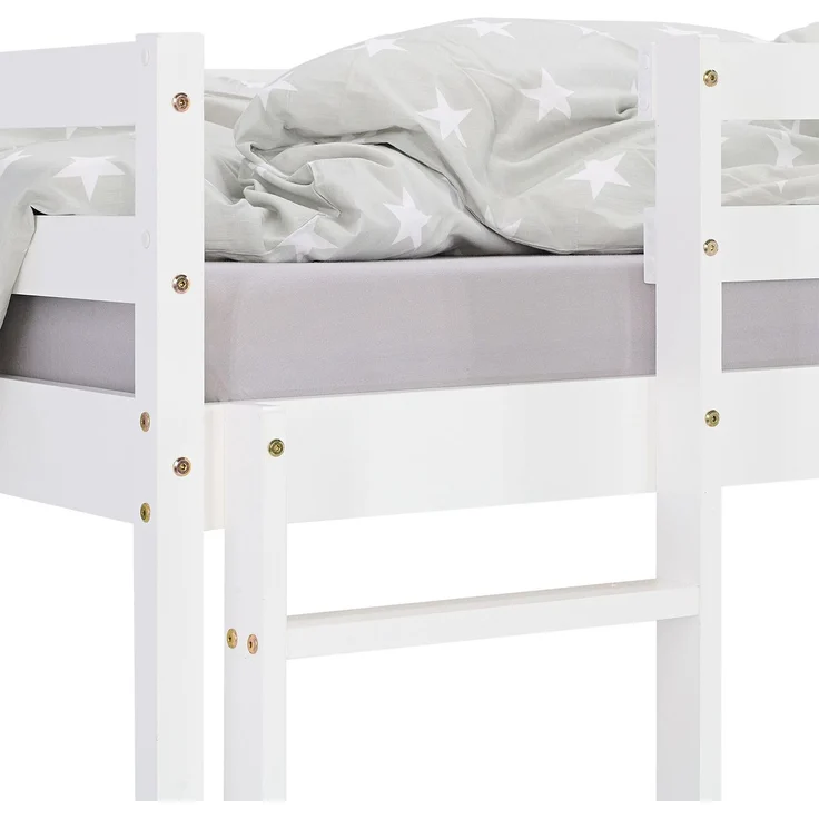 Homestyle4u Etagenbett mit Bettkasten, Kiefernholz weiß, 90x200 cm – Bild 10