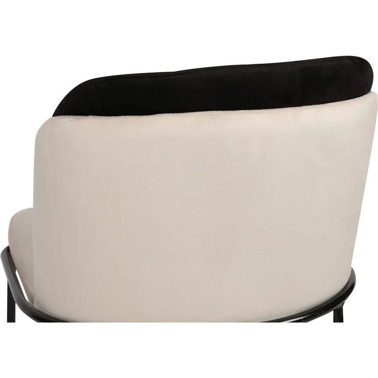 Skye Decor 'Dore 145 V4' Stuhlset (4-teilig), Schwarz / Creme, 54 x 86 x 55 cm – Bild 6