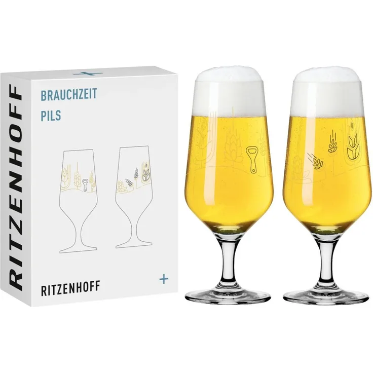 Ritzenhoff 3471006 Bierglas-Set #11, #12 BRAUCHZEIT Sonja Eikler 2024